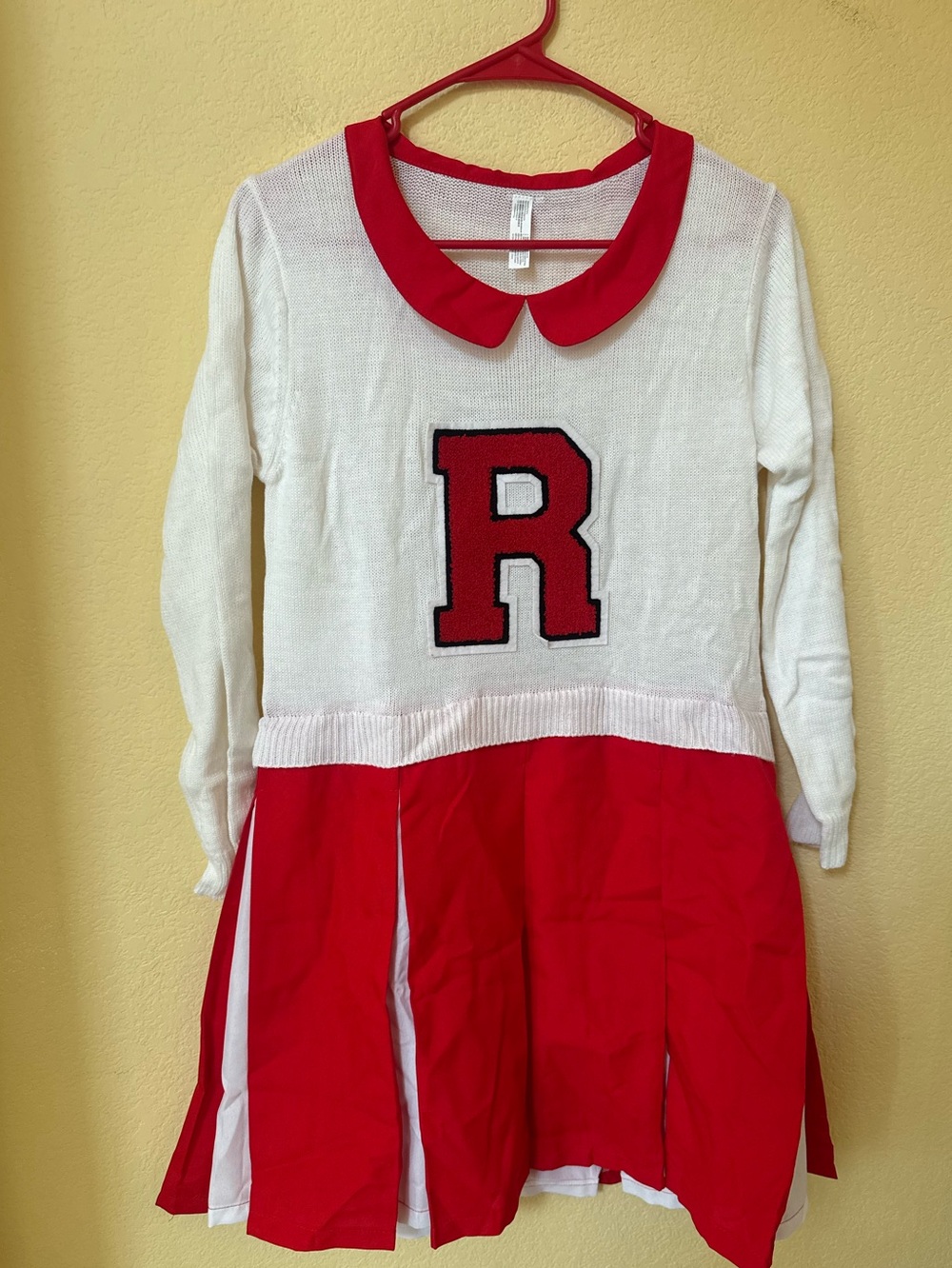 Grease Rydell High School Sandy Cheerleader Costume Fits up to a Size 8